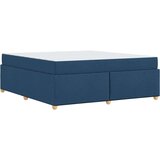  Konstrukcija postelje z vzmetnico Modra 180 x 200 cm blago, (5000069890) | Shoptok.si