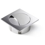 Rozetna za kablove 905Q 74x74 H=26, Metallizzato Hrom ( 608-034 )