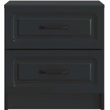  Noćni ormar 2 pcs Crna 43 x 34 5 x 44 5 cm Konstruirano drvo | shoptok.hr