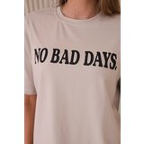 Kesi No Bad Days Cotton Blouse Beige | Shoptok.si