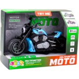 Battery Operated Toy Motorcycle Motor Lights Sounds Blue | shoptok.hr