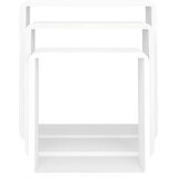 vidaXL Stenske police kocke 3 kosi bele MDF, (20810678) | Shoptok.si