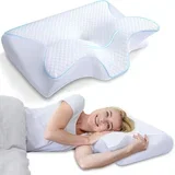 60x40cm 2-v-1 ergonomski ortopedski vzglavnik iz spominske pene