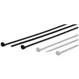 907030-1000 T-SKU 4-76 kabelska vezica sa čeličnim perom 290 mm 4.5 mm crna s metalnim jezikom 1000 St.