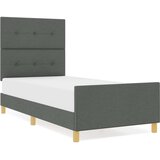  Postelja Temno Siva 80x200 cm Tkanina, (22052044) | Shoptok.si