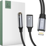 TECH-PROTECT ULTRABOOST LIGHTNING ADAPTER ZA MINI JACK 3,5MM ČRN, (22006425) | Shoptok.si