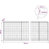 Gabion s žicom debljine 3 5 mm i mrežom 10x10 cm 550x50x100 cm - 50 cm 100 cm 550 cm | shoptok.hr