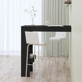  Zidni barski stol crni 102 x 45 x 103,5 cm konstruirano drvo | Shoptok.si