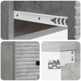  Stenski nočni omarici 2 pcs Betonsko siva 34,5 x 33 x 20 cm, (5000210015) | Shoptok.si