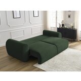 Bobochic Paris Tamno zelena sklopiva sofa od samta 257 cm Lucien – | shoptok.hr