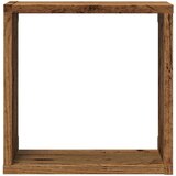 vidaXL Stenske kocke police 2 kosa starega lesa 30x15x30 cm | Shoptok.si