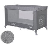 Lorelli prenosivi krevet noemi 1 nivo - cool grey star ( 10080542216 ) | Eponuda.com