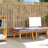  Vrtni tabure s jastukom 60 x 60 x 29 cm masivno bagremovo drvo | shoptok.hr