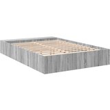 vidaXL Posteljni okvir siva sonoma 140x200 cm inženirski les | Shoptok.si