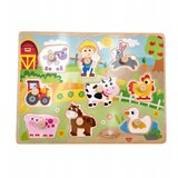 Tooky Toy Igračka drvene Puzzle farma TY858 | Eponuda.ba