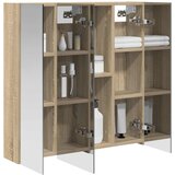  Kupaonski ormar s ogledalom Sonoma hrast 70 x 14,5 x 70 cm | shoptok.hr