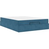  Konstrukcija postelje Modra 160 x 200 cm Žamet | Shoptok.si