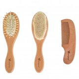 CANGATOO Drveni set 3u1 četke i češalj za bebe | Eponuda.com