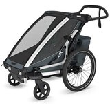 Thule Chariot Cross 2 single multifunkcionalna sportska prikolica za bicikl - 1 dijete,siva | shoptok.hr