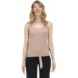Leone 1947 Majice brez rokavov Woman Tank Earth Tones Kostanjeva Cene