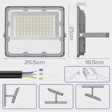  LED spoljašnji reflektor LED/100W/230V 4500K IP65 siva | Eponuda.com