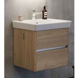 Tboss kopalniška omarica z umivalnikom roca bora 60 naraven | Shoptok.si