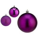  Set božićnih kuglica Vijoličasta Plastika 8 x 8 x 47 cm (12 kom.) | shoptok.hr