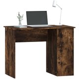  Pisalna miza dimljeni hrast 100x55x75 cm inženirski les | Shoptok.si