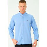 Dewberry G674 men's shirt-baby BLUE-2 cene