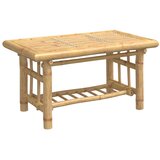 Maison Chic Klubska mizica - kavna mizica - Nizka mizica 70x45x36 cm bambus, (21754198) Cene