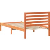  Konstrukcija postelje z vzglavjem Voskast rjav 90 x 200 cm, (5000126200) | Shoptok.si
