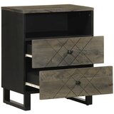 Maison Chic Nočna omarica - Nočna miza črna 50x33x62 cm masivni les Mango, (21690056) Cene