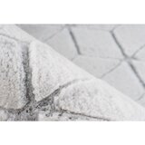 Kayoom PREPROGA Vivica 125 Weiß / Anthrazit 80/150 cm taftano antracit, bela | Shoptok.si