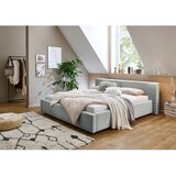 Meise Möbel Sivi tapecirani bračni krevet bez podnice 180x200 cm Cube – | shoptok.hr