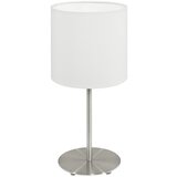 Eglo Pasteri stolna/1, e14, v275, nikl-mat/bijela | shoptok.hr
