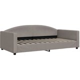  Dnevni krevet na razvlačenje smeđesivi 100 x 200 cm od tkanine | shoptok.hr