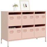 vidaXL Komoda roza 101,5x39x73,5 cm hladno valjano jeklo Cene