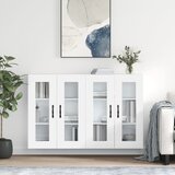  Zidni ormarići 2 kom bijeli od konstruiranog drva | shoptok.hr