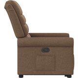  Naslanjač s funkcijo vstajanja rjavo blago | Shoptok.si