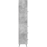 Set ormara 2 pcs Betonska siva 34,5 x 34,5 x 90 cm | shoptok.hr