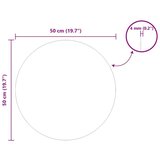  Stensko ogledalo Ø 50 cm kaljeno steklo, (5000091077) | Shoptok.si