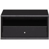 Hammel Furniture Črna stenska nočna omarica s policami Mistral - Hammel Furniture Cene