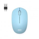 Port_Designs Miška PORT WL USB-A/USB-C svetlo modra Cene