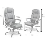 Sofotel EG-227 crna kožna uredska stolica | shoptok.hr