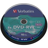 Verbatim DVD-RW 4.7GB 4X 43552 MATT SILVER | ePonuda.com