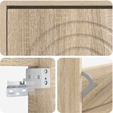  Ormar za cipele na zidu ALKMAAR 71 x 17 x 86 cm Hrast sonoma | shoptok.hr