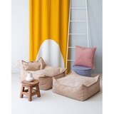 Wigiwama Svetlo rjava otroška vreča za sedenje iz rebrastega žameta Square – | Shoptok.si