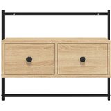 TV ormarić zidni boja hrasta 60,5x30x51 cm konstruirano drvo | shoptok.hr