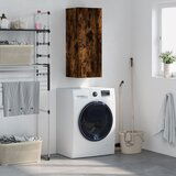 Maison Chic Stenska omarica - Zidna omarica dimljeni hrast 34,5x34x90 cm iu1216, (22062910) | Shoptok.si