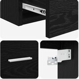  Umivaonik s policom Crni hrast 53 x 34,5 x 63 cm | shoptok.hr